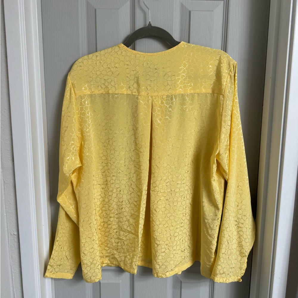 Vintage Pendleton Blouse - 🧈 Yellow - Large - Picture 7 of 7